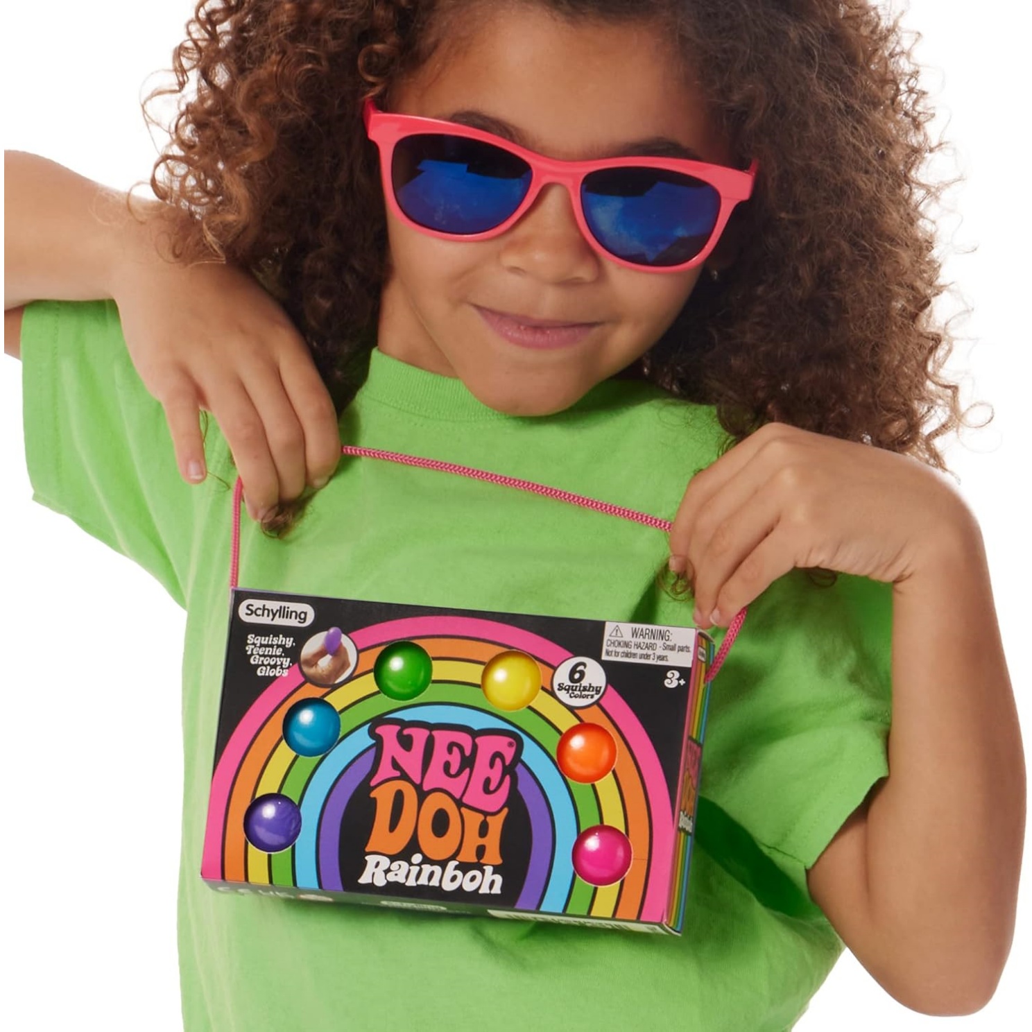 NeeDoh Rainboh Teenie – Mini Globs – 6 Pack - Image 5